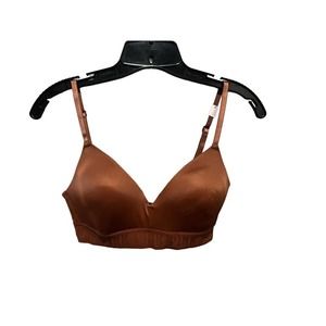 VICTORIA’S Secret PINK Cocoa Brown Push Up Padded Bra 32D‎